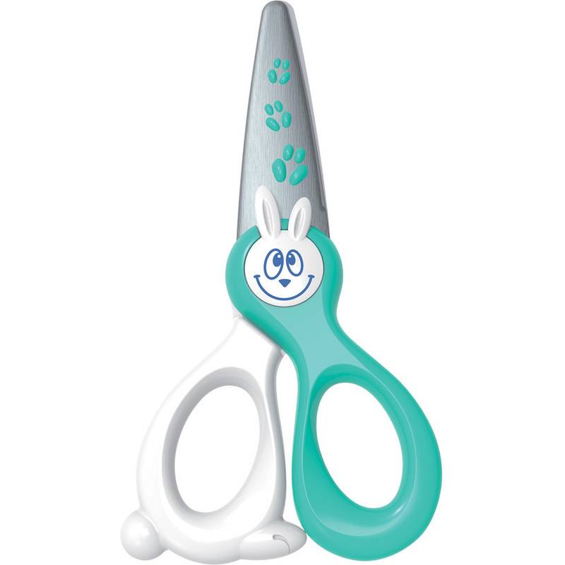 Maped Bastelschere KidiCut, rund, Länge: 120 mm, mintgrün