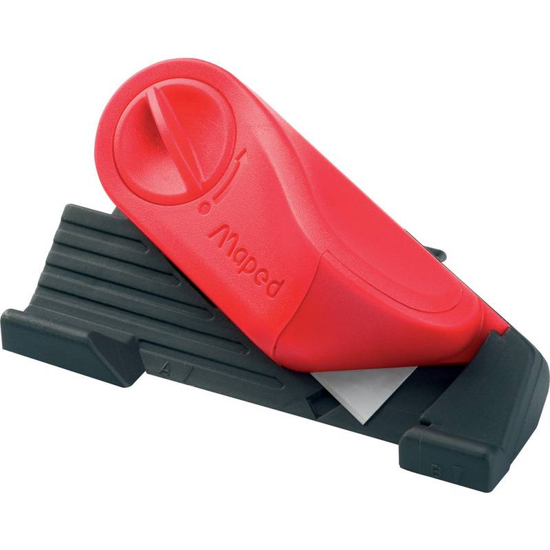 Maped Schneidewerkzeug Matt Cutter 45 Grad, schwarz/rot