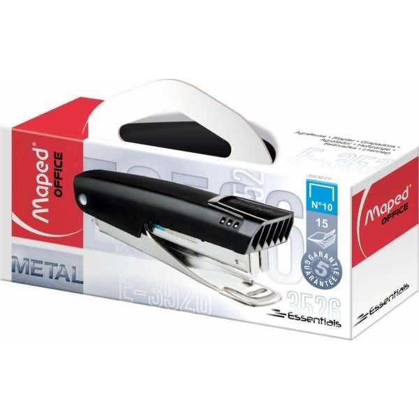 Heftgerät Essentials Pocket Nr.10 15 Blatt 40mm schwarz