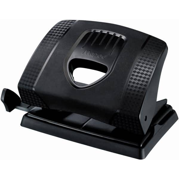 Locher Essentials Green 9% recycelter Kunststoff/Metall 25 Blatt schwarz