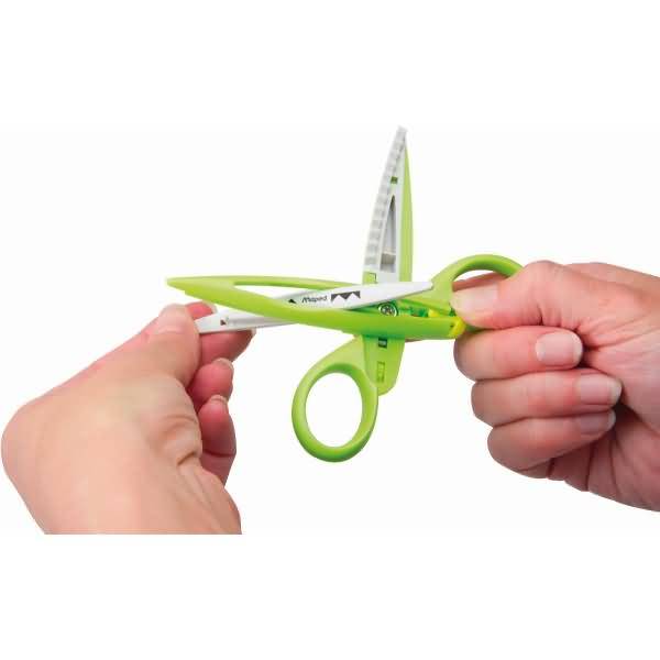 Schere Kombibox 1xScherengestell 5xWechselklingen farbig sortiert