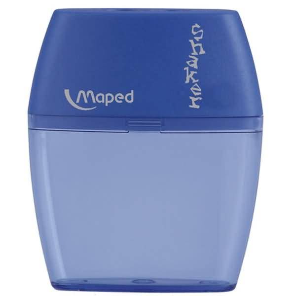 Spitzer mit Auffangbehälter Shaker 2 Stiftgrößen farbig sortiert Blister