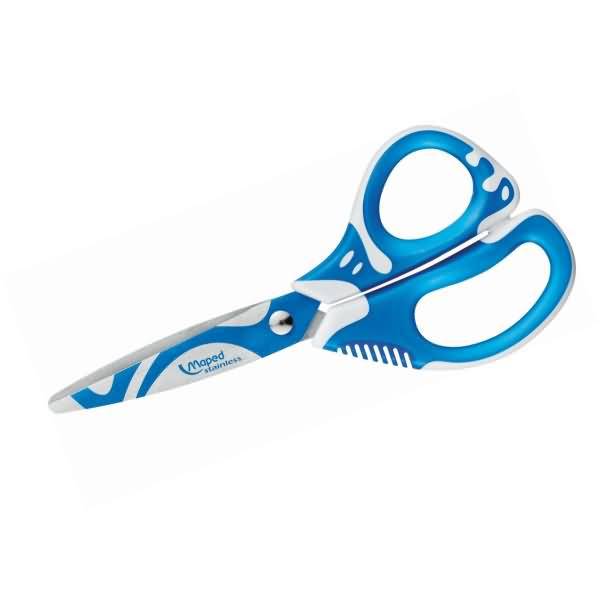 Schere Zenoa Fit 13 cm Rechts-u.Linkshänder farbig sortiert