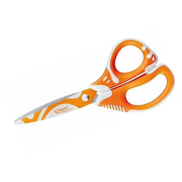 Schere Zenoa Fit 13 cm Rechts-u.Linkshänder farbig sortiert