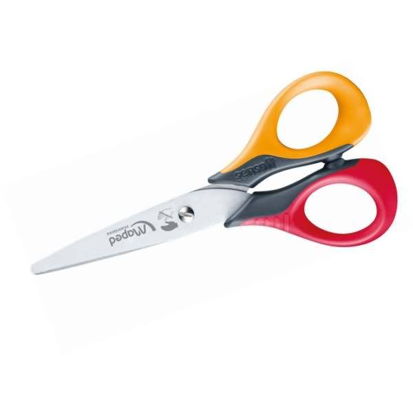 Schere Sensoft Linkshänder 13 cm farbig sortiert