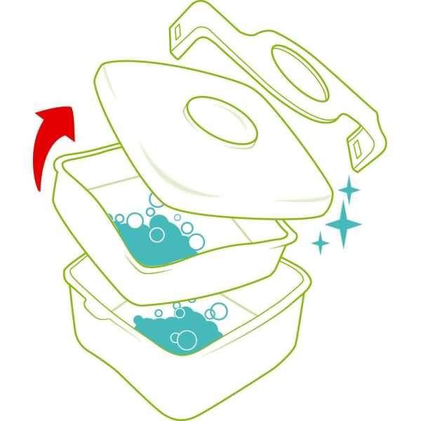 Lunch Box Kids Origins türkis 153x87x170mm