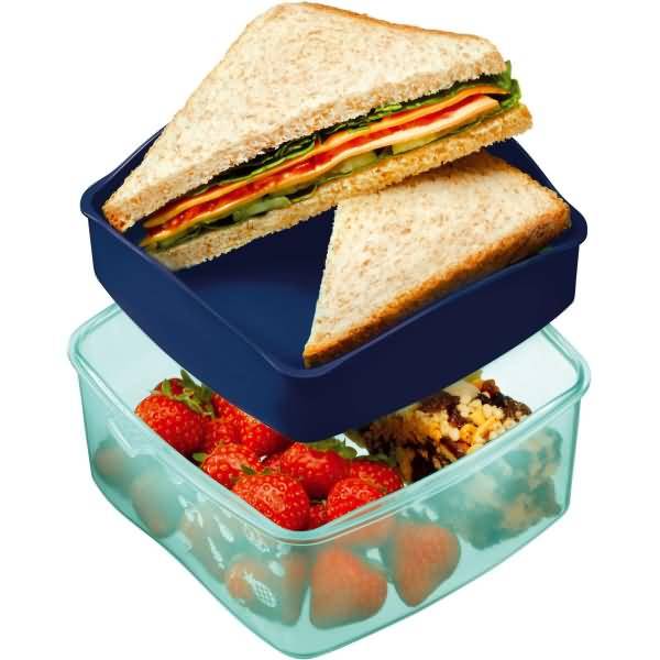 Lunch Box Kids Origins blau 153x87x170mm