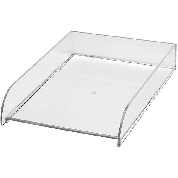 Briefablage Acryl A4 247x62x331mm glasklar