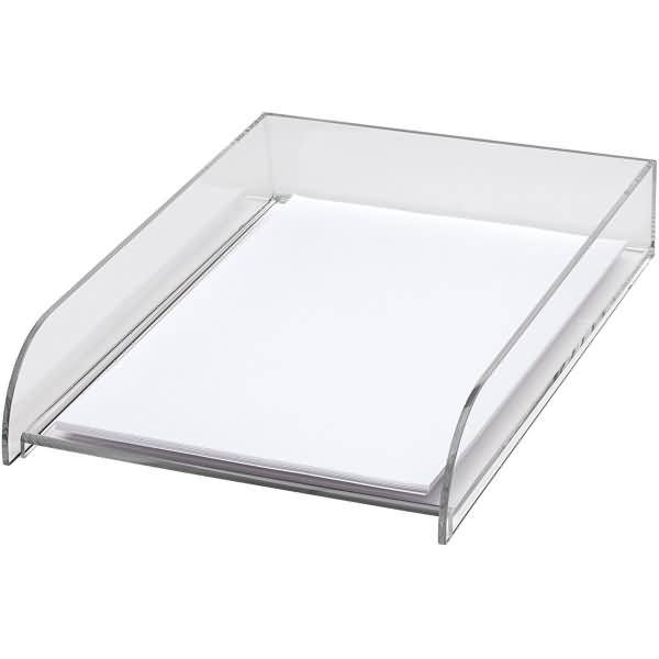 Briefablage Acryl A4 247x62x331mm glasklar
