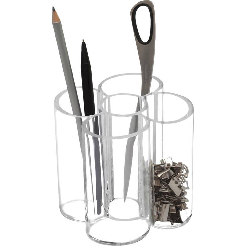MAUL Acryl-Stifteköcher, 5 Fächer, glasklar