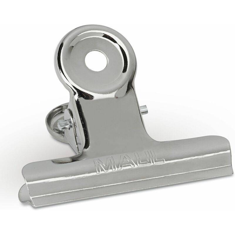 MAUL Briefklemmer aus Metall, Farbe: nickel, Breite: 50 mm