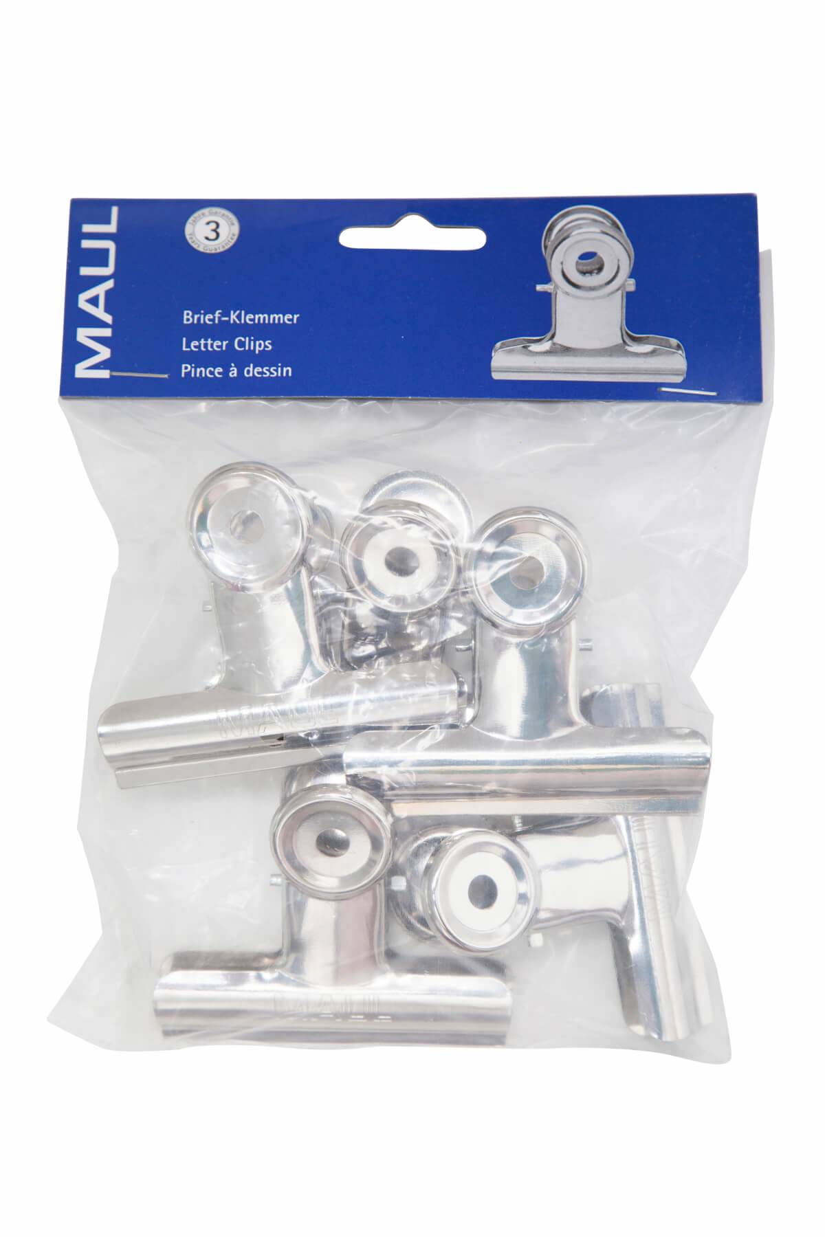 Jakob Maul GmbH Maul Brief Klemmer - Federclips - 70 mm - Metall