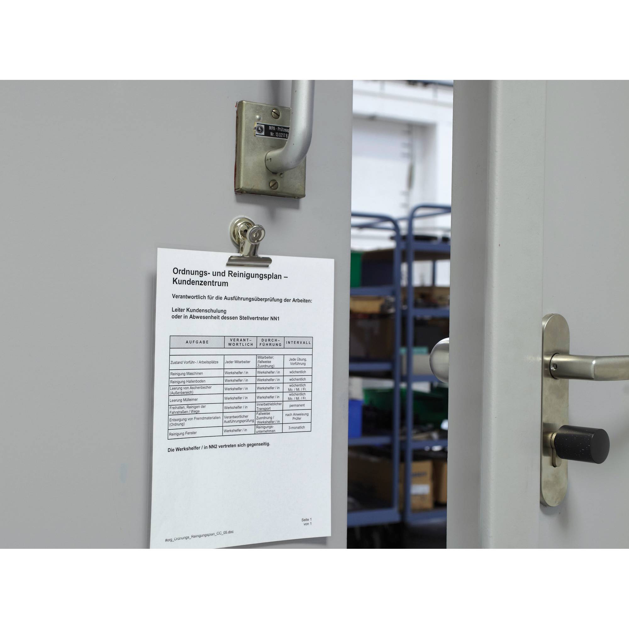 MAUL Briefklemmer 2183096 30mm nickel 2 St./Pack.