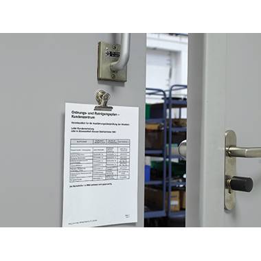 MAUL Briefklemmer 2184096 40mm nickel 2 St./Pack.