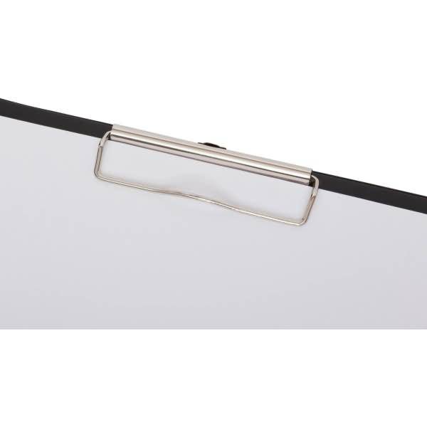 Schreibplatte m. Folienüberzug & Klarsichtfach A4 hoch schwarz