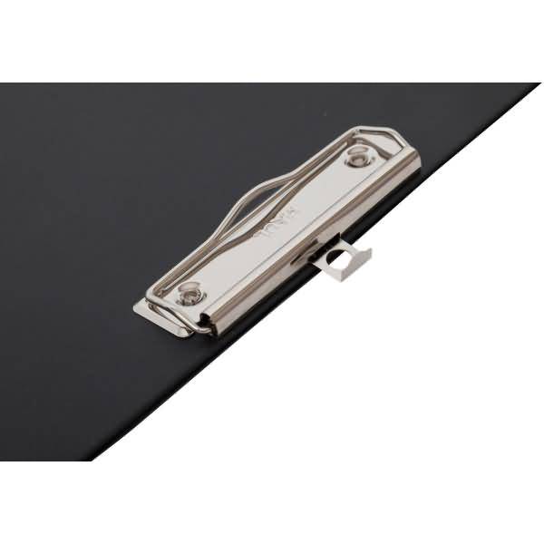 Schreibplatte m. Folienüberzug & Klarsichtfach A4 hoch schwarz