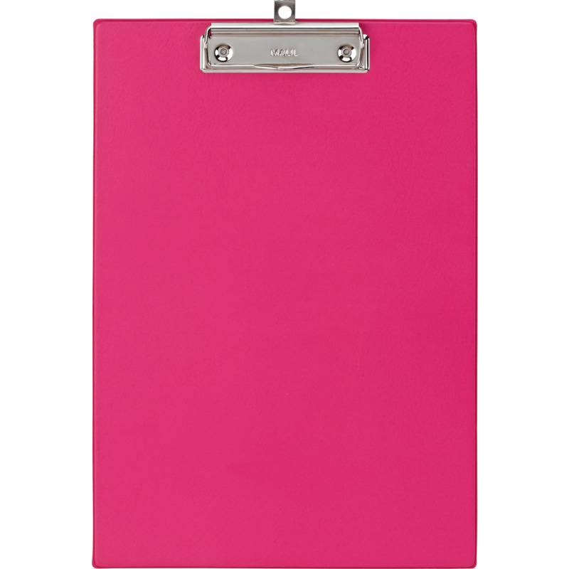 MAUL Klemmbrett, DIN A4, mit Folienüberzug, pink