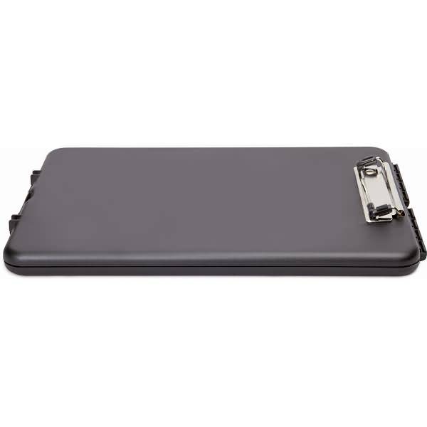 Schreibplatte mit Aufbewahrungsfach A4 schmal schwarz