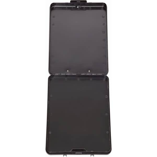 Schreibplatte mit Aufbewahrungsfach A4 schmal schwarz