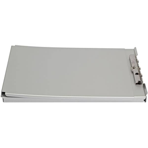 Schreibplatte Maulcase mit Aufbewahrungsfach Aluminium A4 hoch