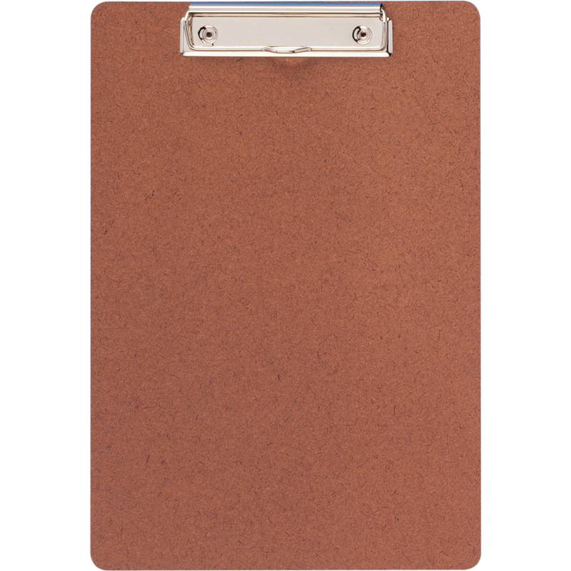 MAUL Klemmbrett A4 Holz, Low Cost, flacher Klemmbügel