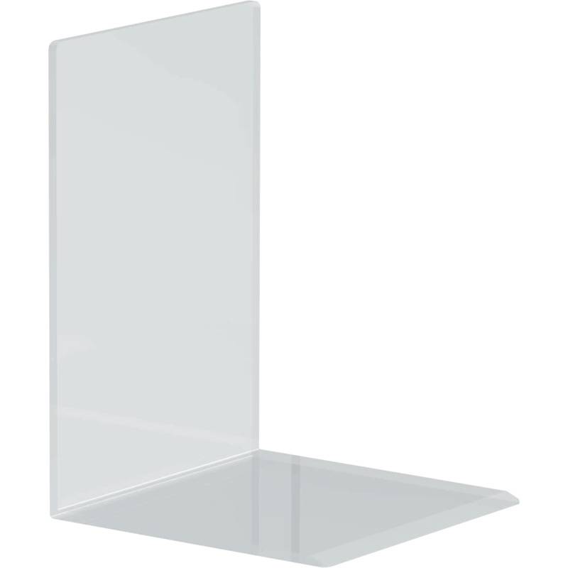 MAUL Buchstütze aus Acryl, glasklar, 120 x 120 x 170 mm