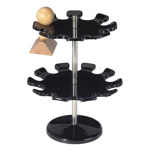 Stempelträger in runder Ausführung 18 Stempel schwarz