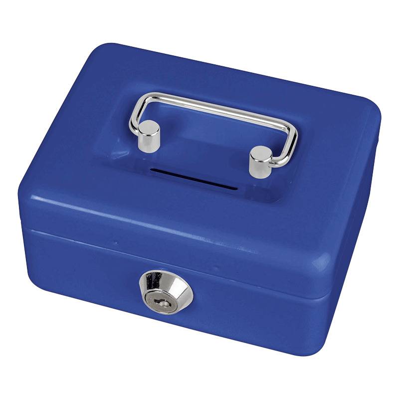 MAUL Geldkassette mit Münzeinwurf, blau