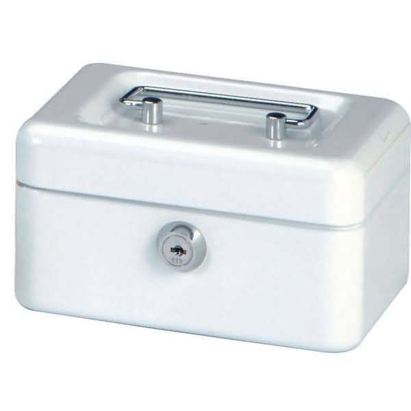 Geldkassette 1 15,2x12,5x8,1cm weiß