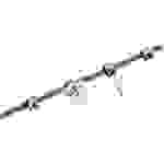 MAUL Rollenclip-Wandleiste, schwarz-grau, Länge: 1.000mm