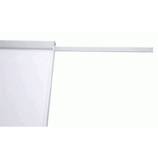 Papierhalter für funktionelle Flipcharts grau