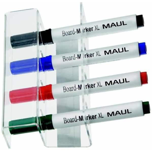 Stiftehalter Acryl für 4 Marker magnetisch