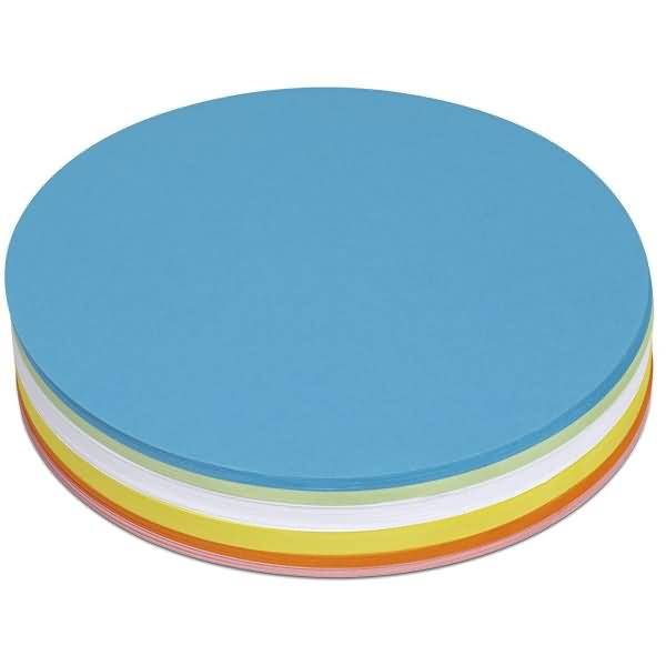 Moderationskarten Kreis 135mm sortiert VE=120 Stück