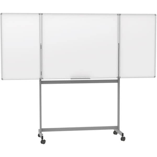 Mobiles Whiteboard Maulstandard drehbar Emaille 300x100cm