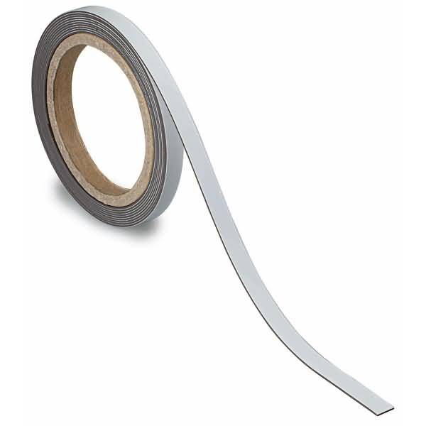 Kennzeichnungsband magnetisch 3m x 1cm weiß
