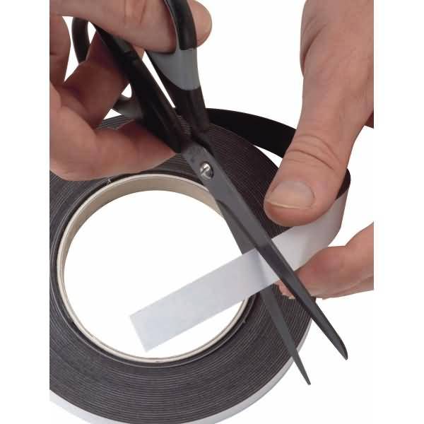 Kennzeichnungsband magnetisch 3m x 1cm weiß