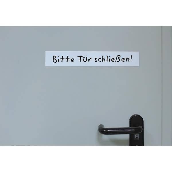 Kennzeichnungsband magnetisch 10m x 3cm weiß