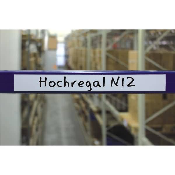 Kennzeichnungsband magnetisch 10m x 3cm weiß