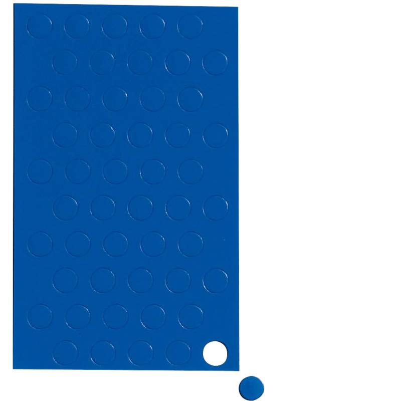 MAUL Magnetsymbol Kreis, Durchmesser: 10 mm, blau
