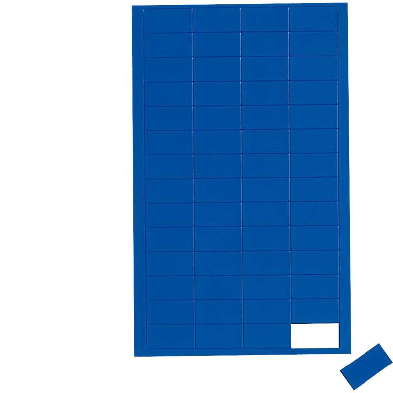 MAUL Magnetsymbol Rechteck, 20 x 10 mm, blau