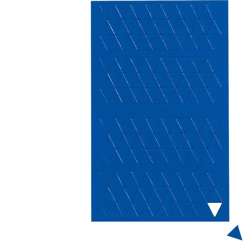 MAUL Magnetsymbol Dreieck, 10 x 10 mm, blau