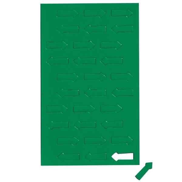 Magnetsymbole Pfeil 10x20mm grün VE=30 Stück