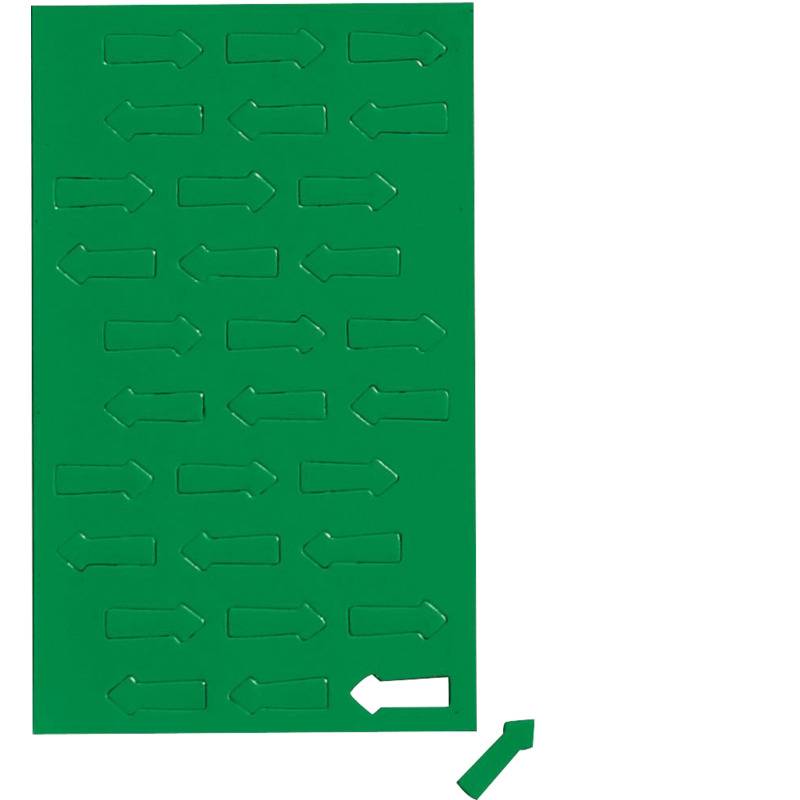 MAUL Magnetsymbol Pfeil, 20 x 10 mm, grün