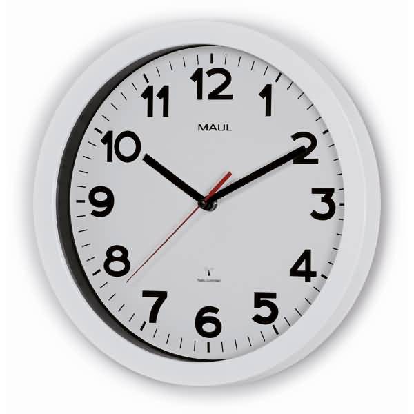 Wanduhr MAULstep 30cm weiß