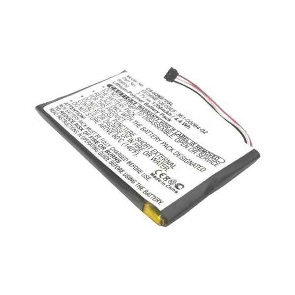 Akku für Garmin nüvi 2595LMT Li-Pol 3,7 Volt 1200 mAh schwarz