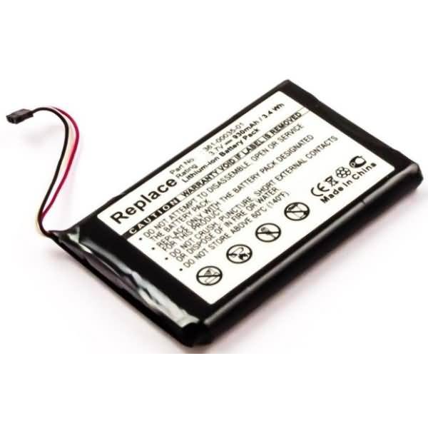 Akku für Garmin 361-00035-01 Li-Ion 3,7 Volt 930 mAh schwarz