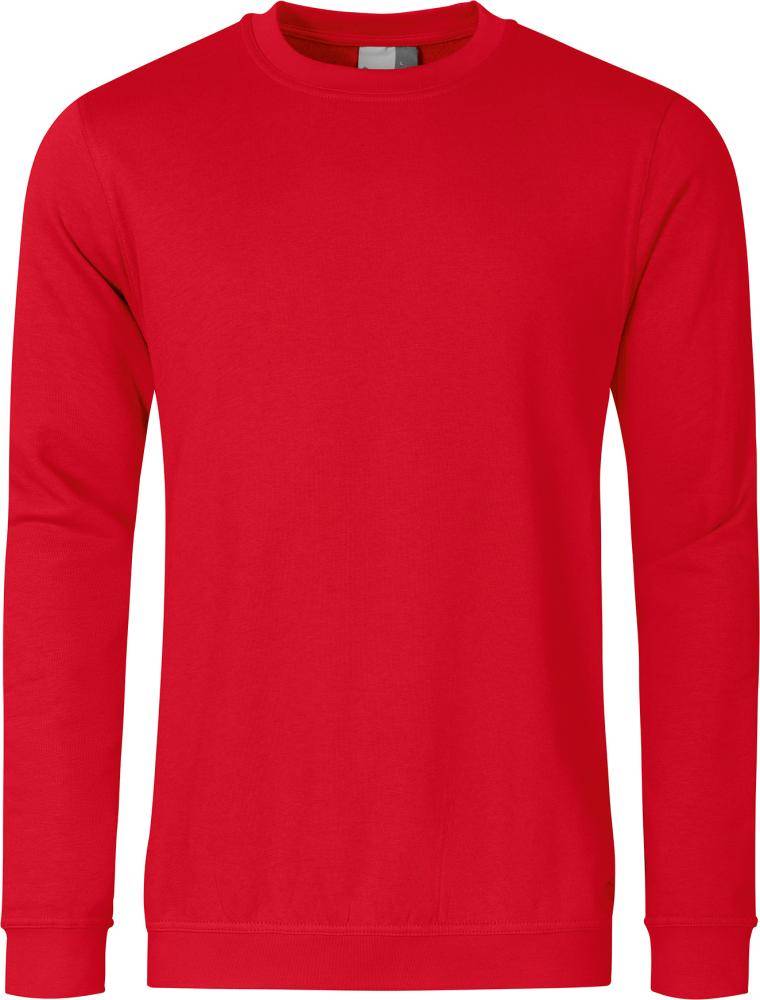 Sweatshirt, Gr. 3XL, feuerrot