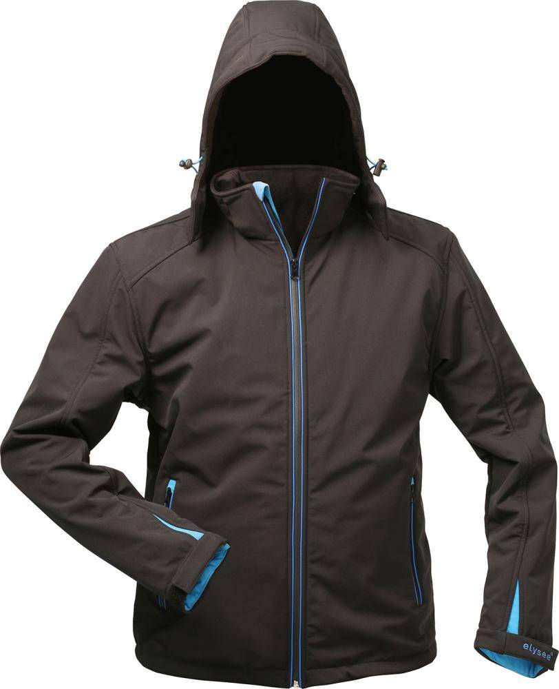 Jacke,Softshell m. KapuzeGr. 2XL, schwarz - Artikel: 4025888219500