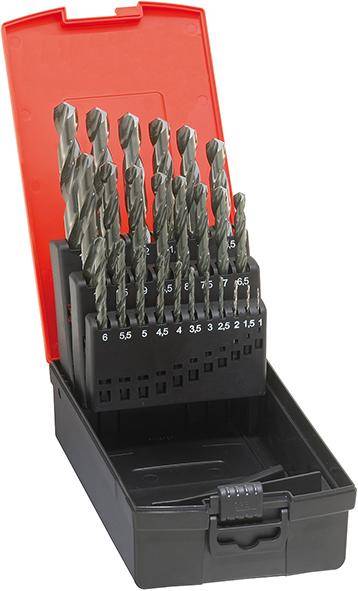 Spiralbohrer-Set DIN338 HSS geschliffen Typ N 1-10mm GÜHRING