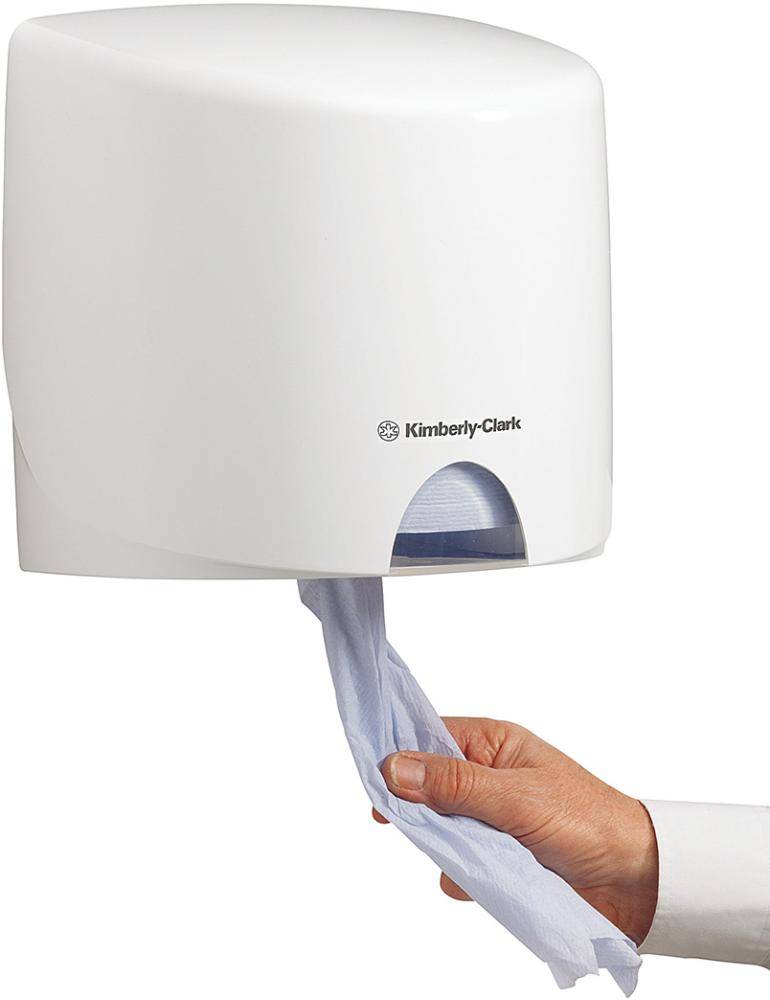 Spender f. Zentralent. Kunststoff, weiß